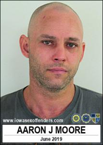 Aaron Joseph Moore a registered Sex Offender of Iowa