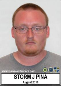 Storm Jay Pina a registered Sex Offender of Iowa