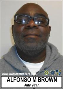 Alfonso Morman Brown a registered Sex Offender of Iowa