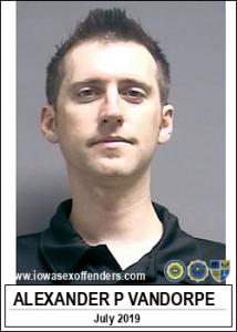 Alexander Paul Vandorpe a registered Sex Offender of Iowa