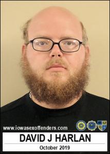 David Johnathan Harlan a registered Sex Offender of Iowa