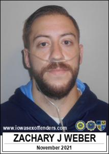 Zachary John Weber a registered Sex Offender of Iowa