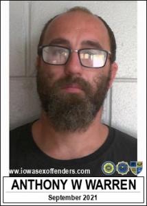 Anthony Wayne Warren a registered Sex Offender of Iowa