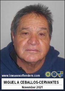 Miguel A Ceballos-cervantes a registered Sex Offender of Iowa