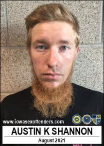 Austin Keith Shannon a registered Sex Offender of Iowa