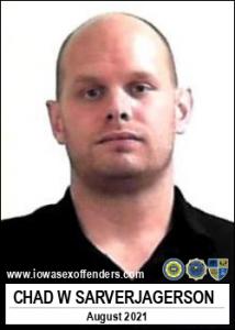 Chad Wayne Sarverjagerson a registered Sex Offender of Iowa