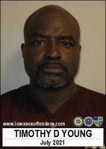 Timothy Derrell Young a registered Sex Offender of Iowa