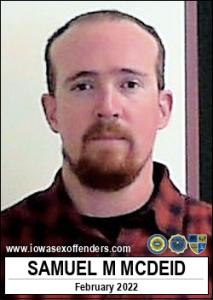 Samuel Marcus Mcdeid a registered Sex Offender of Iowa