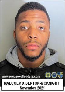 Malcolm X Benton-mcknight a registered Sex Offender of Iowa