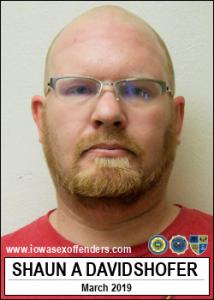 Shaun Allan Davidshofer a registered Sex Offender of Iowa