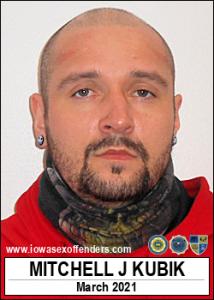 Mitchell Joseph Kubik a registered Sex Offender of Iowa