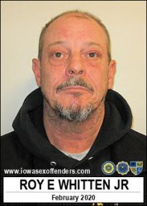 Roy Edward Whitten Jr a registered Sex Offender of Iowa