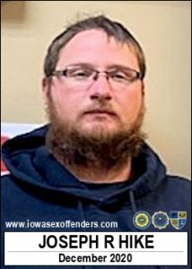 Joseph Ray Hike a registered Sex Offender of Iowa