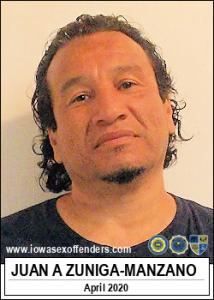 Juan Antonio Zuniga-manzano a registered Sex Offender of Iowa