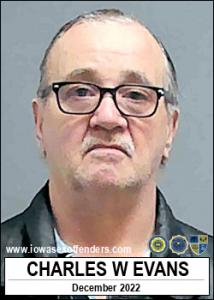 Charles William Evans a registered Sex Offender of Iowa
