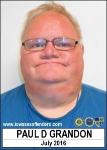 Paul Duane Grandon a registered Sex Offender of Iowa