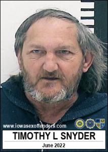 Timothy Lee Snyder a registered Sex Offender of Iowa