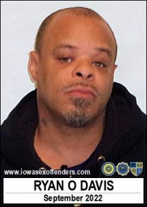 Ryan Oshea Davis a registered Sex Offender of Iowa
