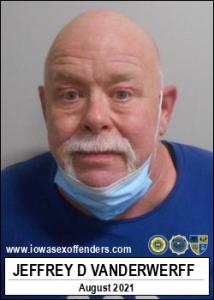 Jeffrey Duane Vanderwerff a registered Sex Offender of Iowa