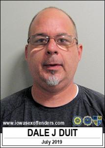 Dale John Duit a registered Sex Offender of Iowa