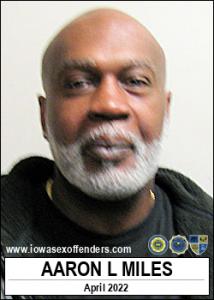 Aaron Lamonte Miles a registered Sex Offender of Iowa