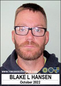 Blake Layton Hansen a registered Sex Offender of Iowa