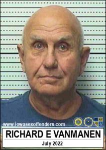 Richard Eugene Vanmanen a registered Sex Offender of Iowa