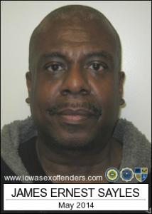James Ernest Sayles a registered Sex Offender of Iowa