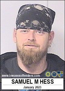 Samuel Matthew Hess a registered Sex Offender of Iowa