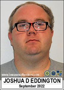 Joshua David Lee Eddington a registered Sex Offender of Iowa