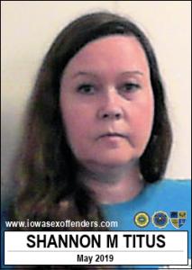 Shannon Michelle Titus a registered Sex Offender of Iowa