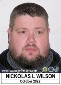Nickolas Lee Wilson a registered Sex Offender of Iowa