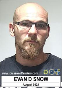 Evan Donald Snow a registered Sex Offender of Iowa
