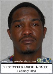 Christopher Lakeith Mcafee a registered Sex Offender of Iowa