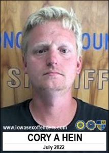 Cory Andrew Hein a registered Sex Offender of Iowa