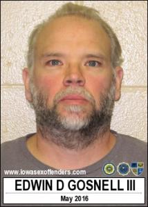 Edwin Douglas Gosnell III a registered Sex Offender of Iowa