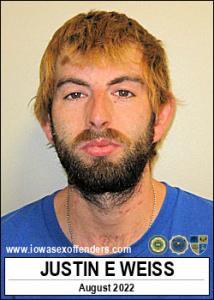 Justin Earl Weiss a registered Sex Offender of Iowa