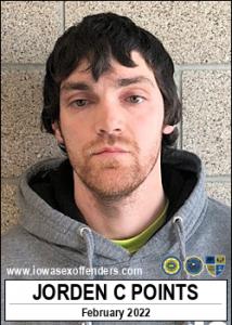 Jorden Clyde Points a registered  of Iowa