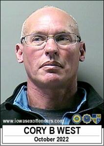 Cory Blake West a registered Sex Offender of Iowa