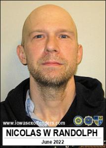 Nicolas Wayne Randolph a registered Sex Offender of Iowa