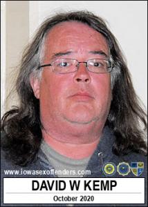 David Wayne Kemp a registered Sex Offender of Iowa