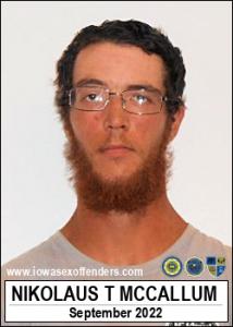 Nikolaus Theodore Mccallum a registered Sex Offender of Iowa