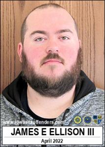 James Edward Dean Ellison III a registered Sex Offender of Iowa