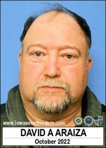 David Anthony Araiza a registered Sex Offender of Iowa