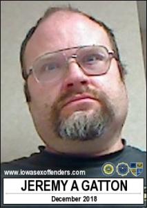 Jeremy Allen Gatton a registered Sex Offender of Iowa