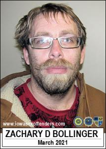 Zachary David Bollinger a registered Sex Offender of Iowa