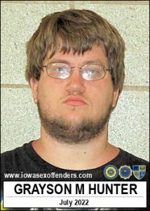 Grayson Mackenzie Hunter a registered Sex Offender of Iowa