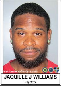 Jaquille Jamon Williams a registered Sex Offender of Iowa