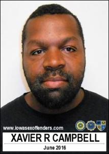 Xavier Robert Campbell a registered Sex Offender of Iowa