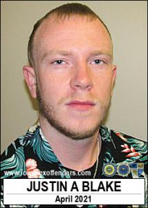 Justin Alan Blake a registered Sex Offender of Iowa